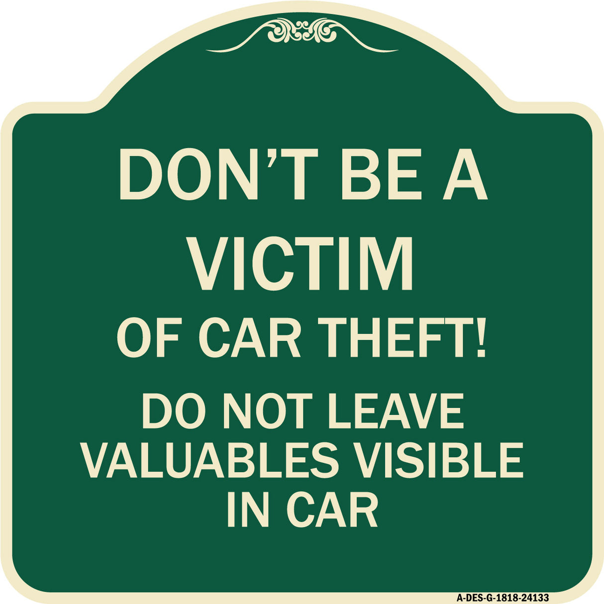 Don't Be A Victim of Car Theft! Do Not Leave Valuables Visible in Car
