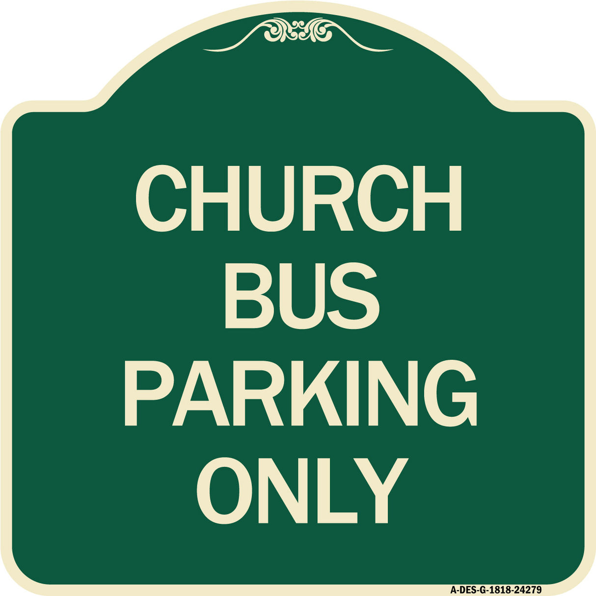 Church Bus Parking Only