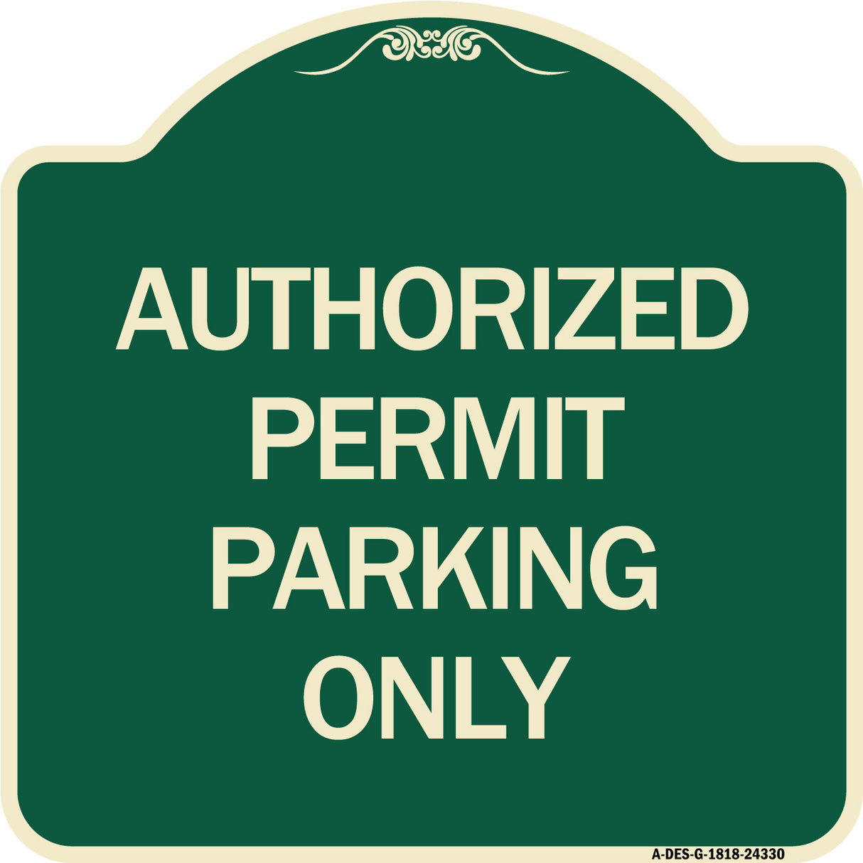 Authorized Permit Parking Only