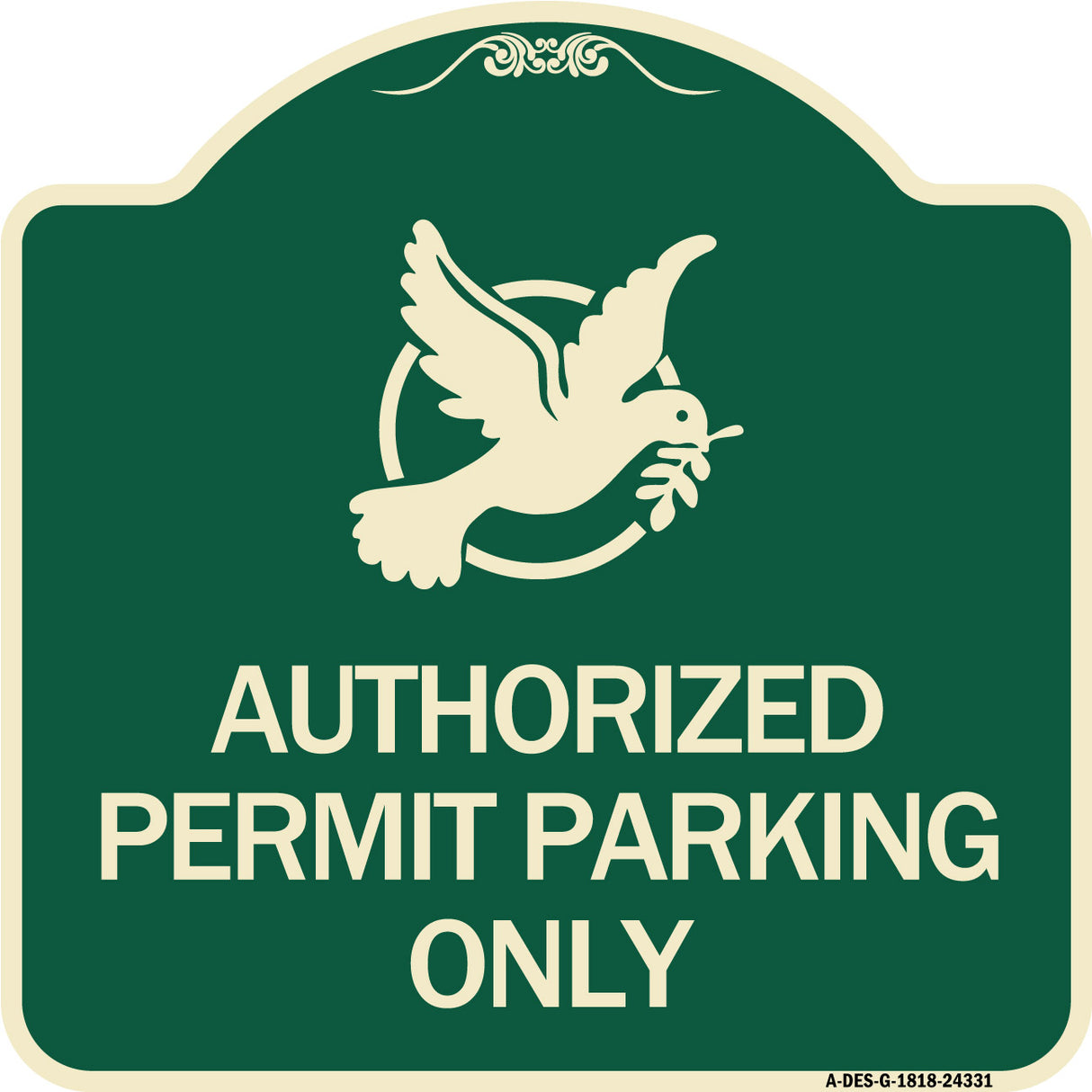 Authorized Church Parking Only (With Graphic)