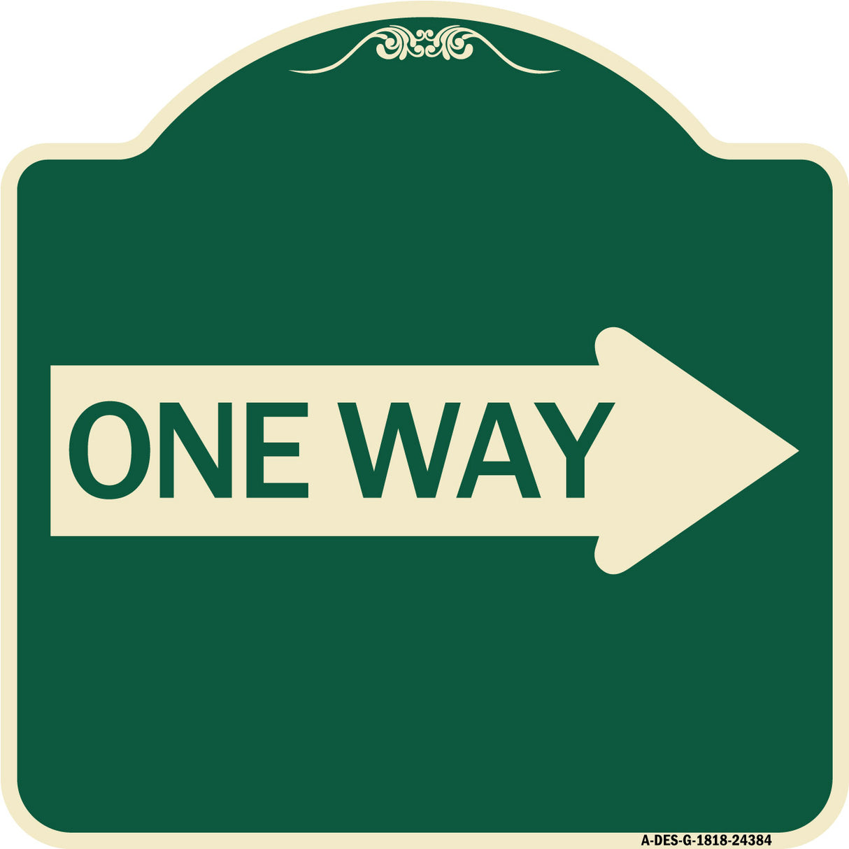 One Way (With Right Arrow)