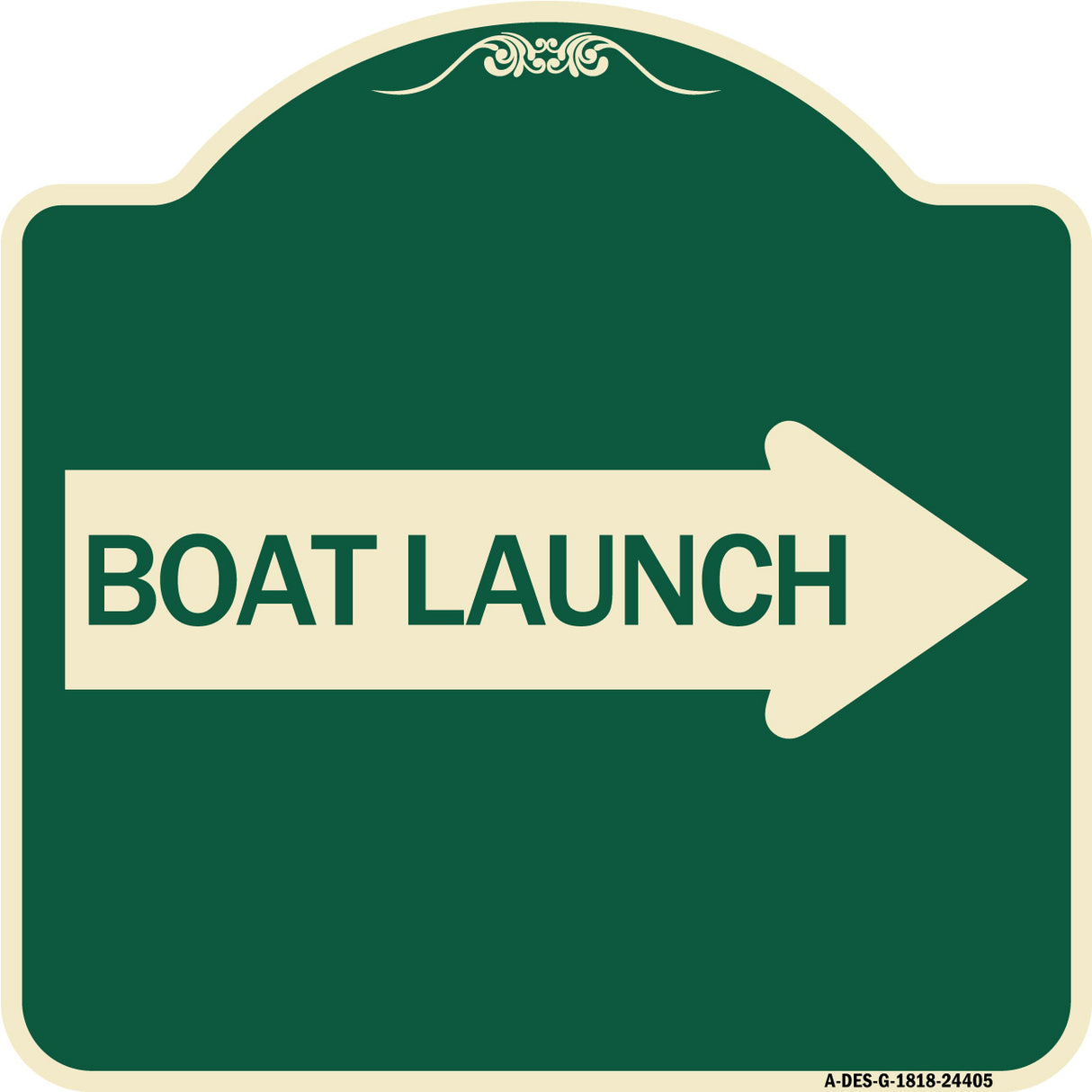 Boat Launch (With Right Arrow)