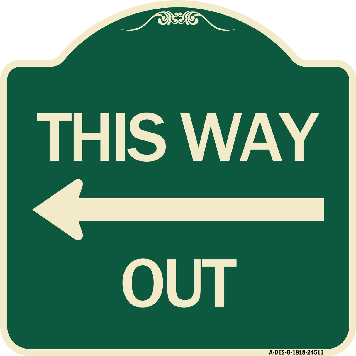 This Way Out (Left Arrow)