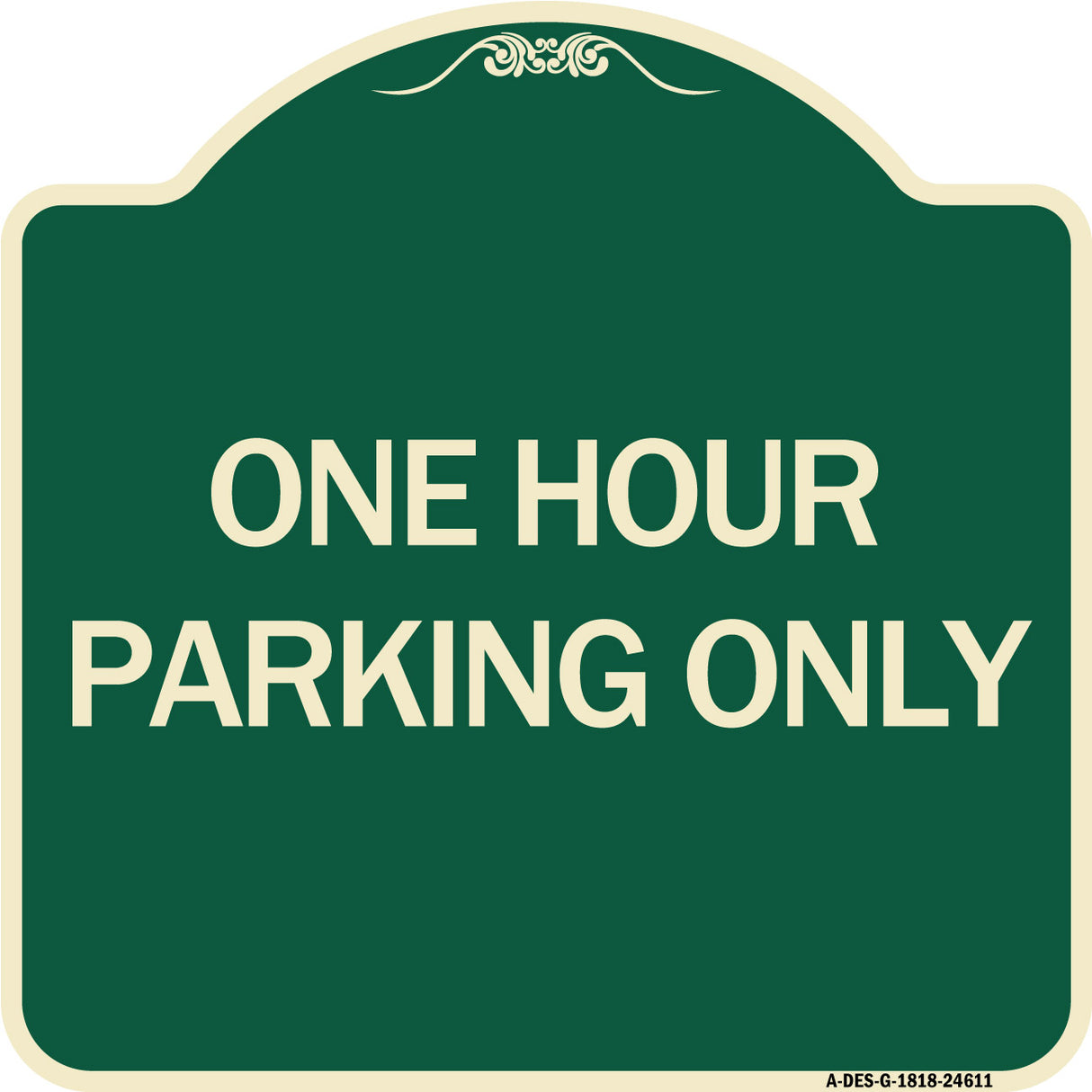 One Hour Parking Only