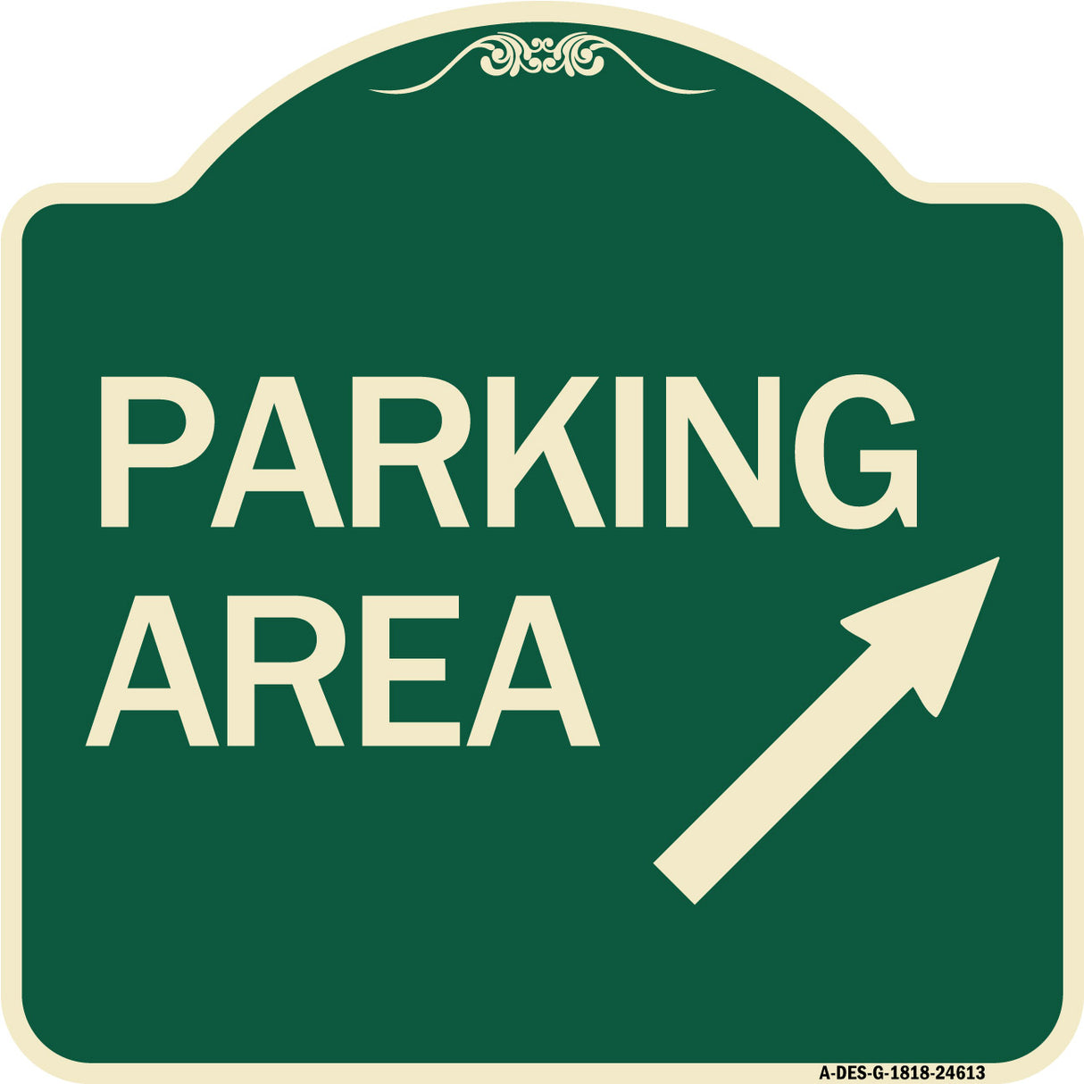 Parking Area (Up Right Arrow Symbol)