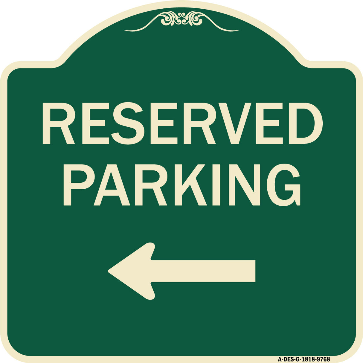 Reserved Parking Left