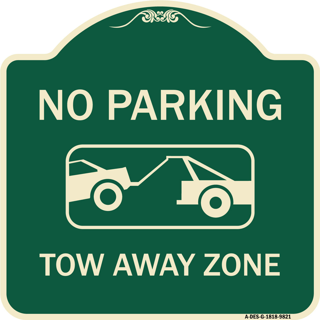 No Parking Tow Away Zone