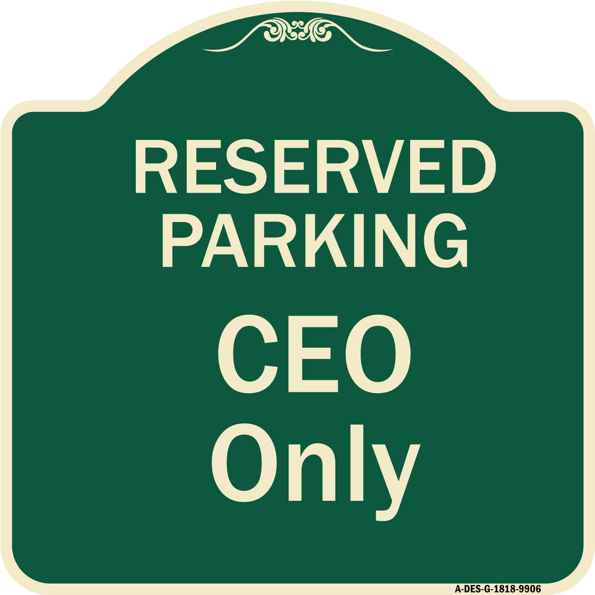 Reserved Parking Ceo Only