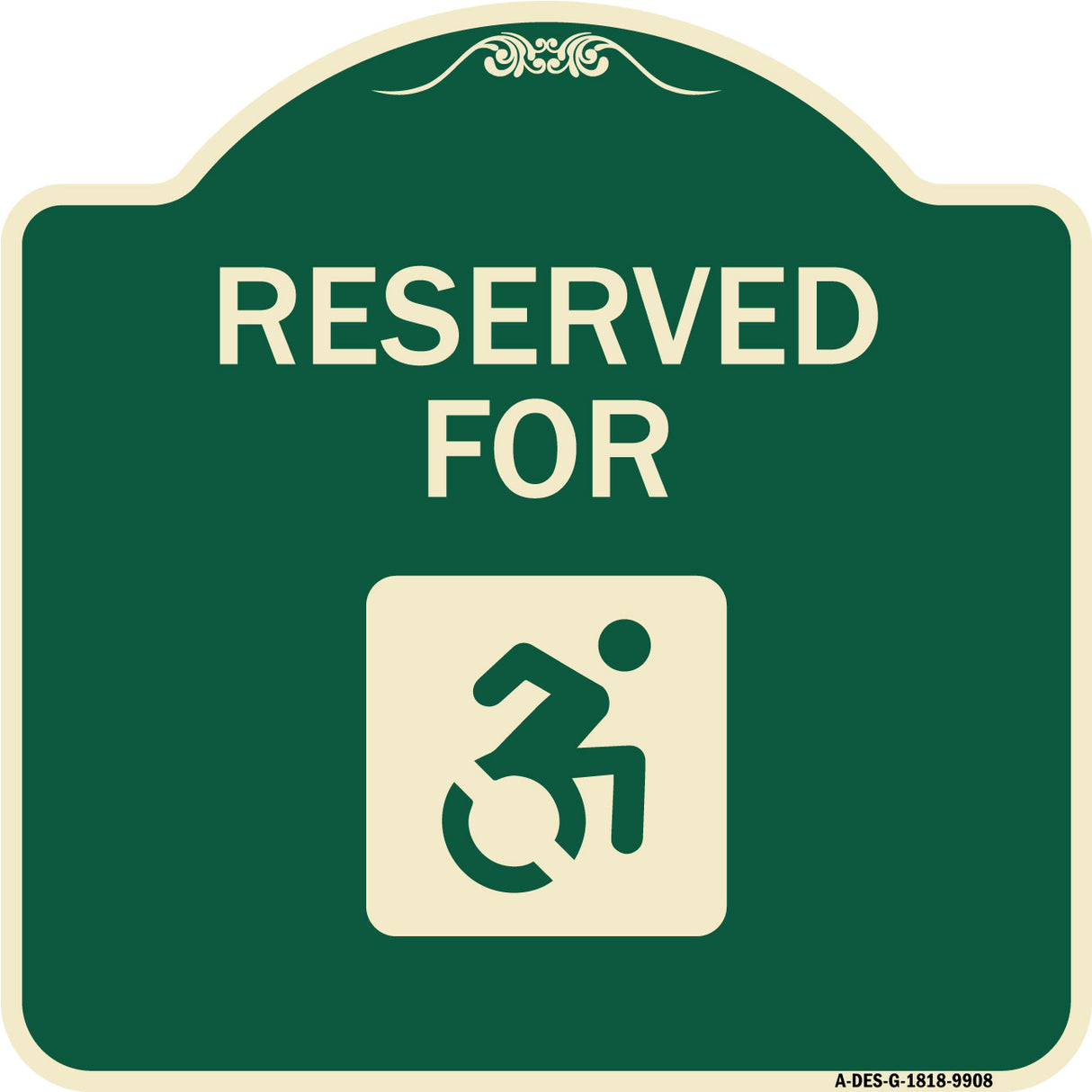 Reserved For (With Accessible Symbol)