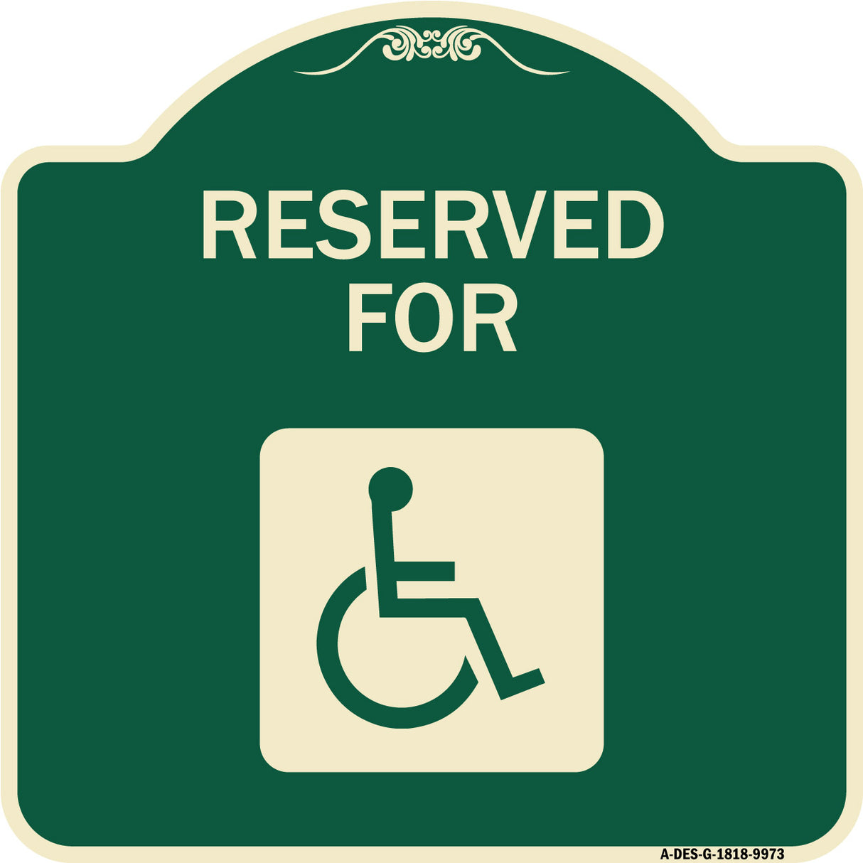 Graphic Handicapped Reserved