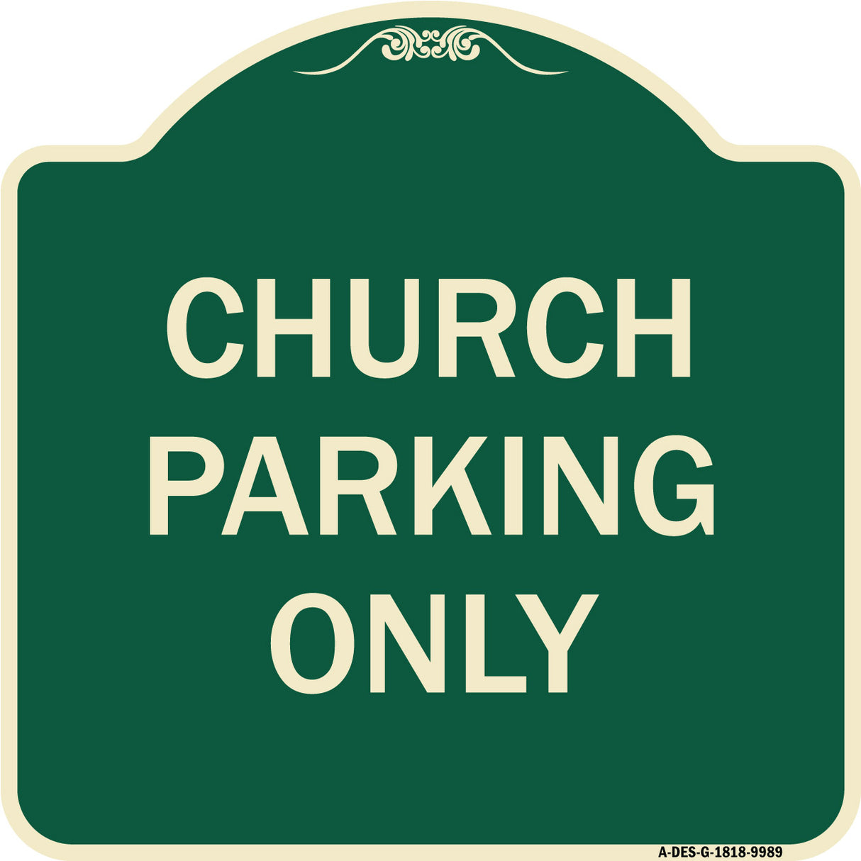 Church Parking Only
