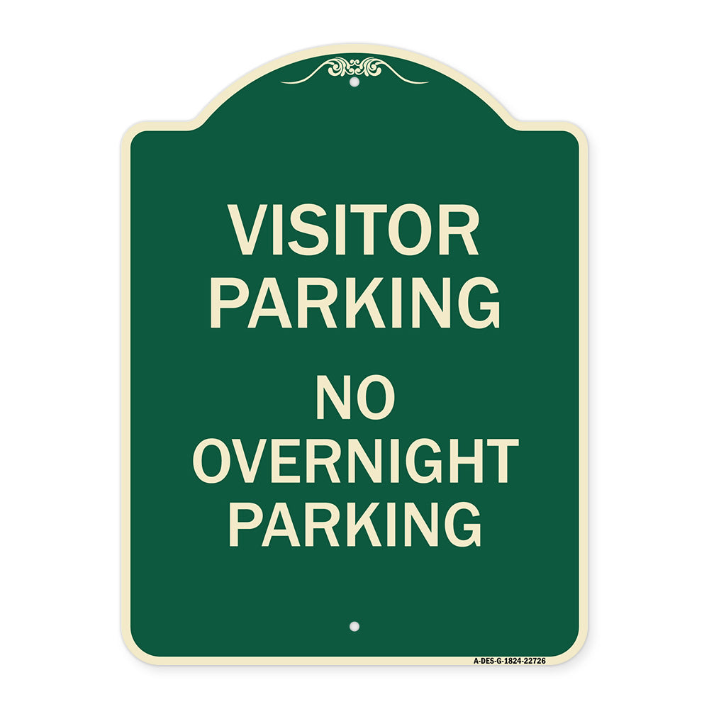 Visitor Parking Sign Visitor Parking No Overnight Parking