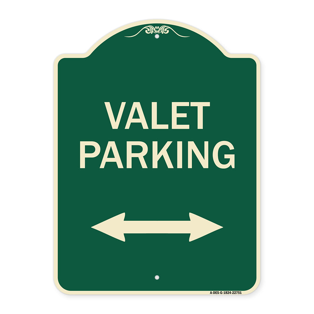 Valet Parking with Bidirectional Arrow
