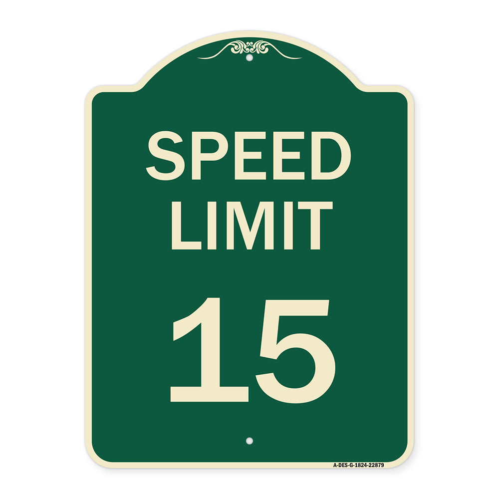 Speed Limit 15 Mph