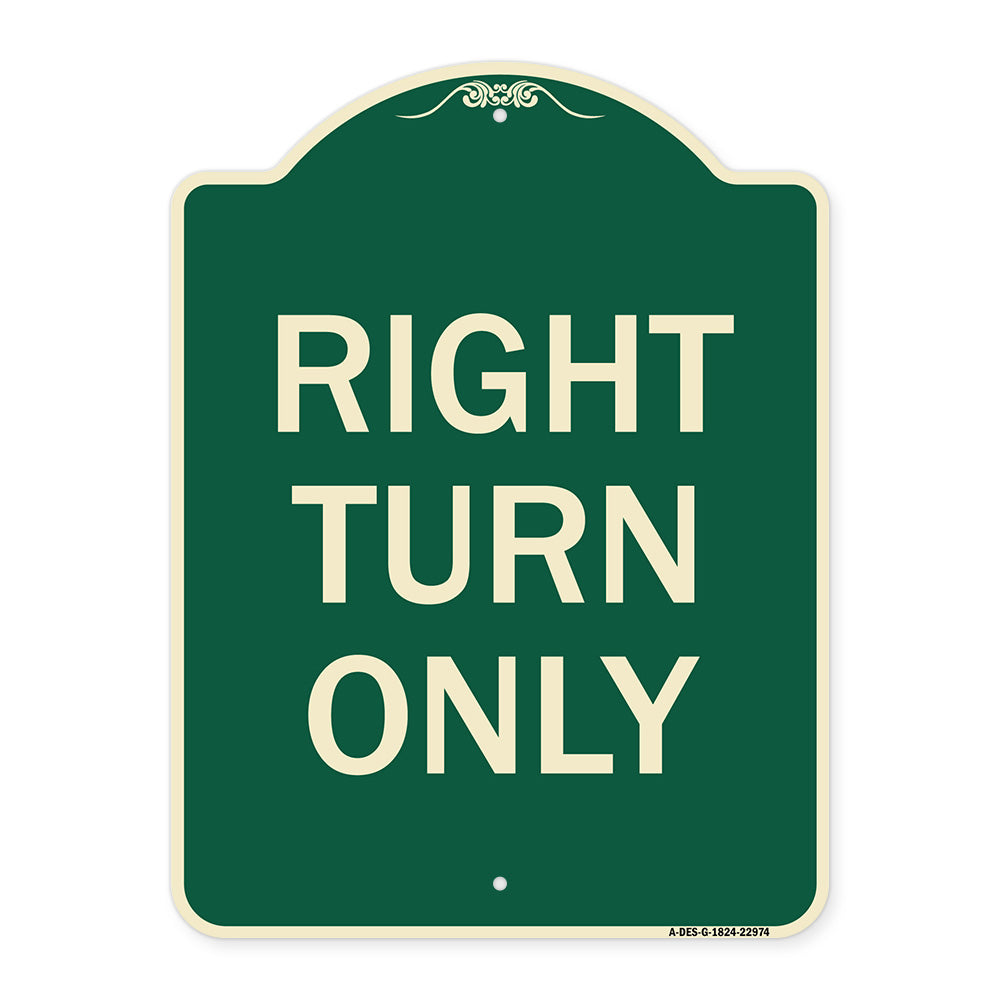 Right Turn Only
