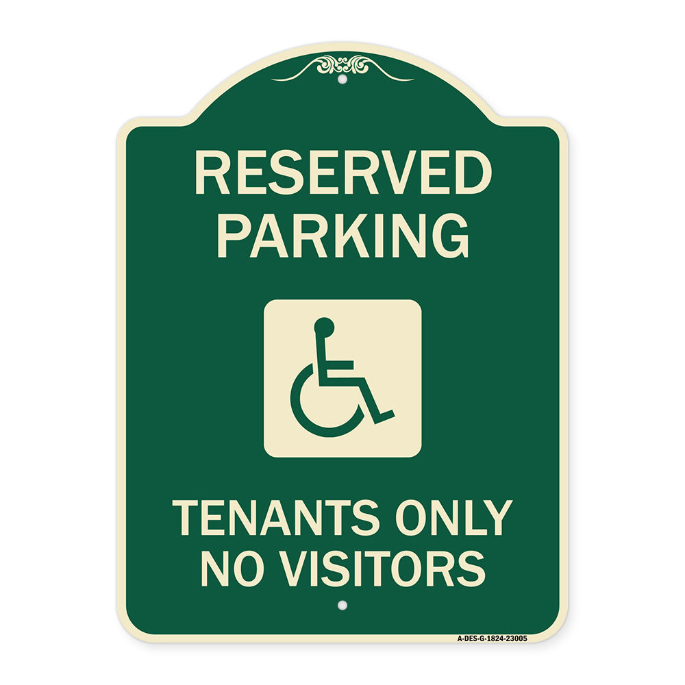Reserved Parking Tenants Only No Visitors (With Graphic)