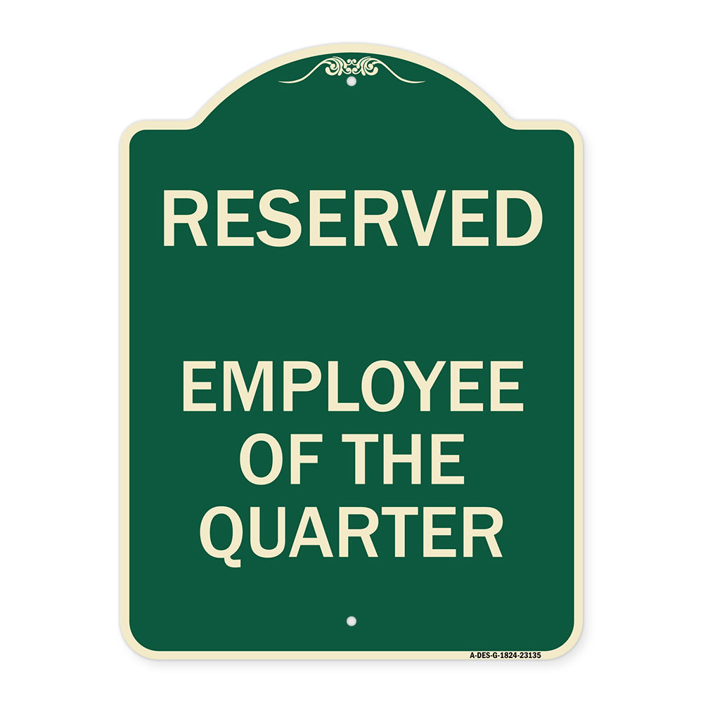 Reserved Parking Employee of the Quarter