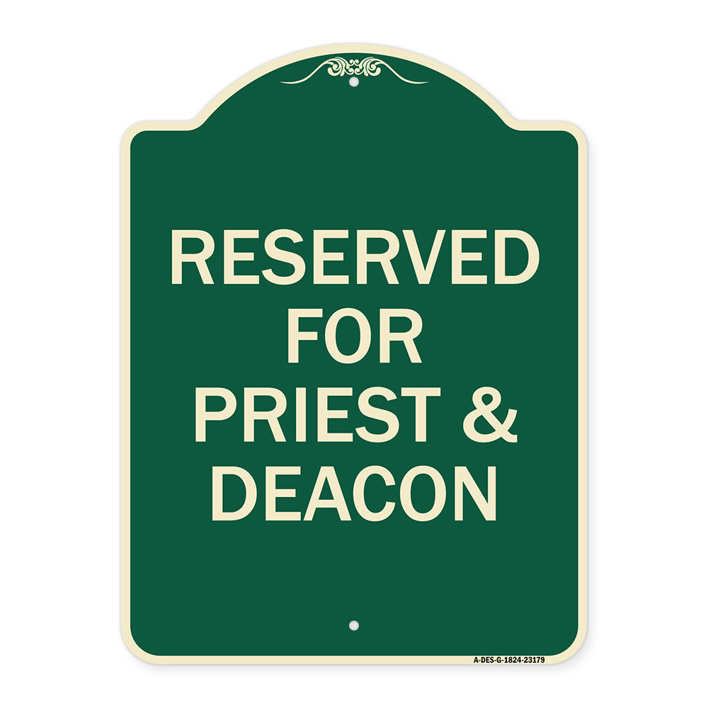 Reserved for Priest & Deacon