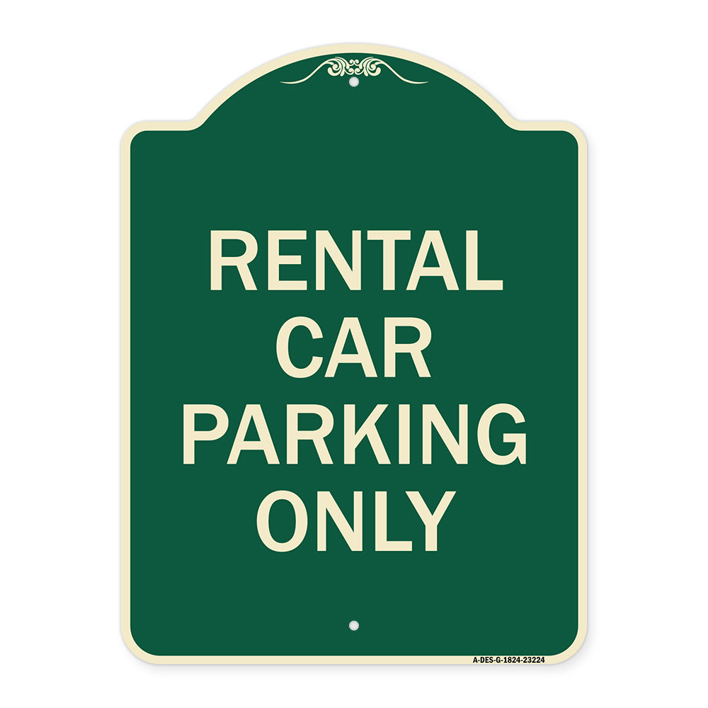 Rental Car Parking Only