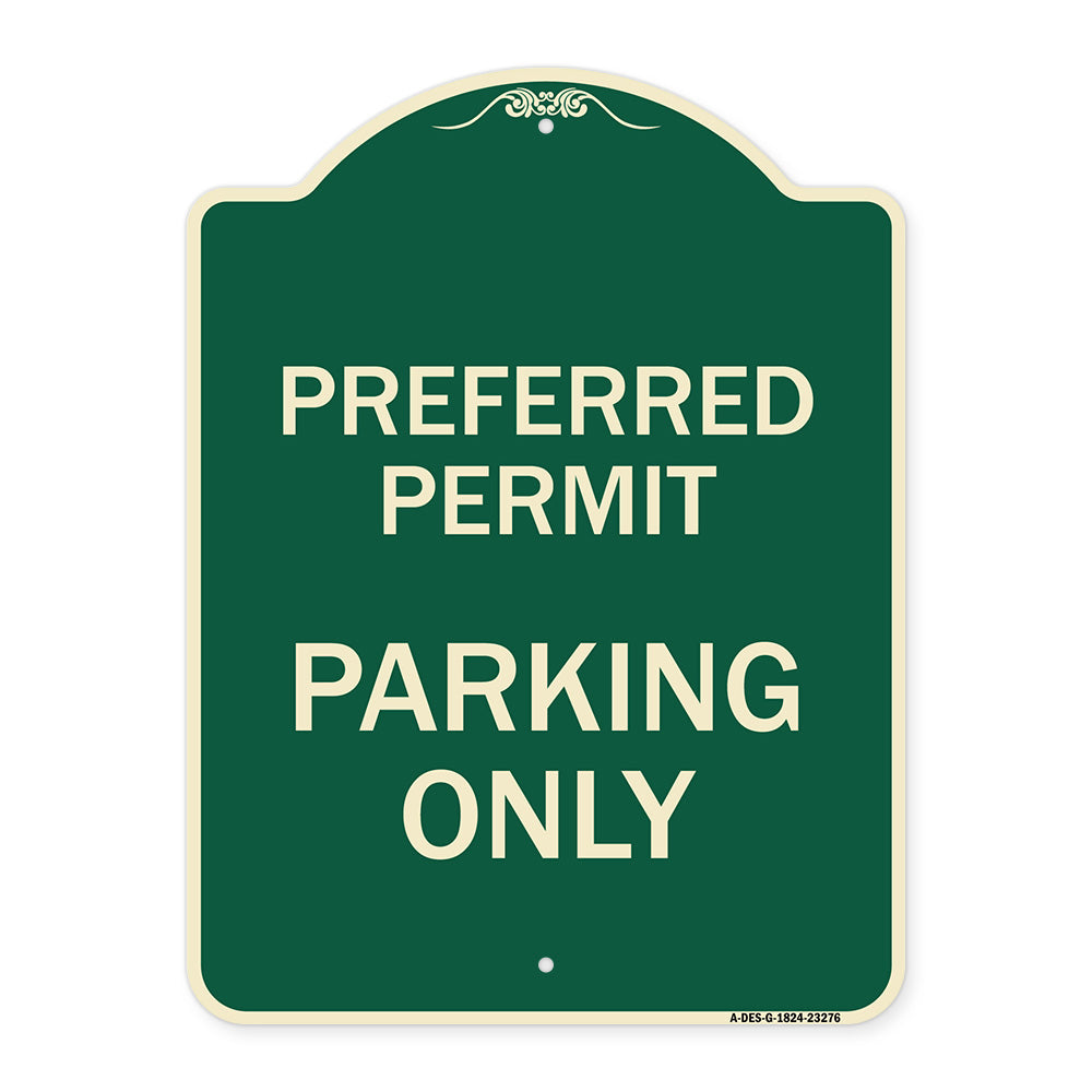 Preferred Permit Parking Only