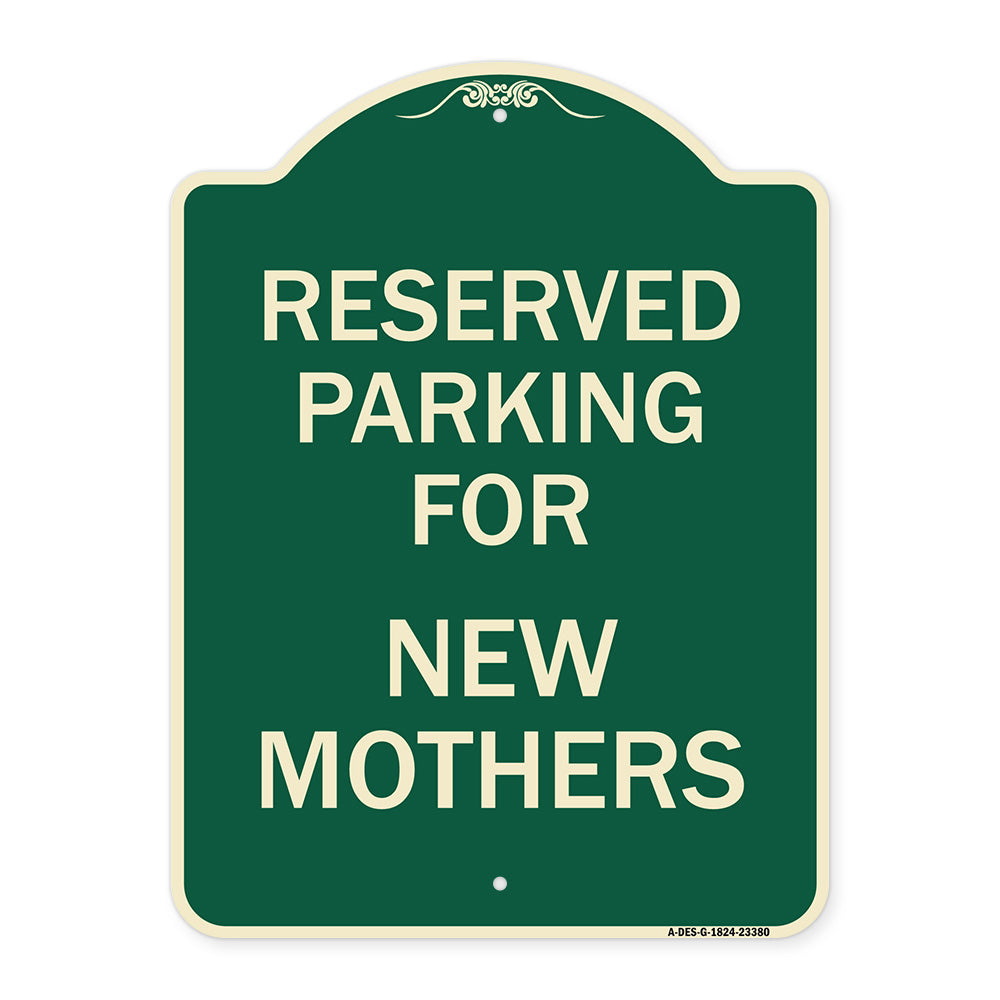 Parking Reserved for New Mothers