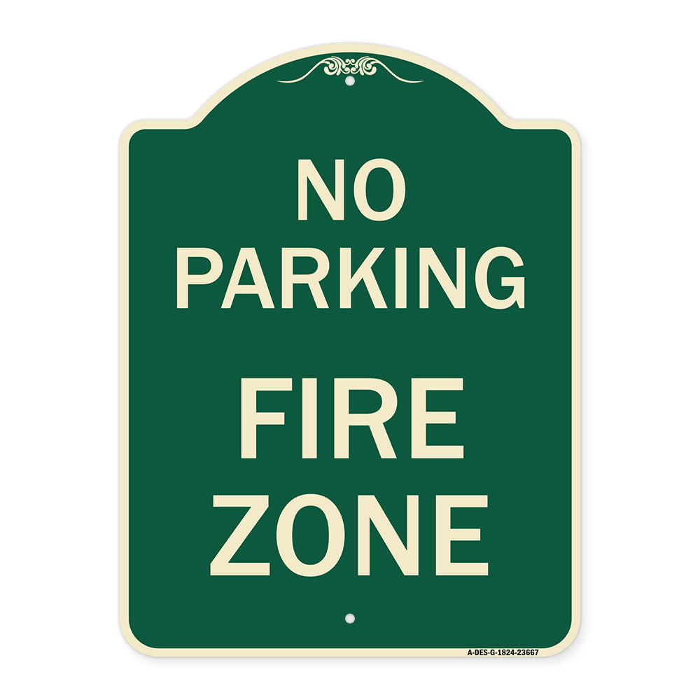 No Parking Sign No Parking Fire Zone