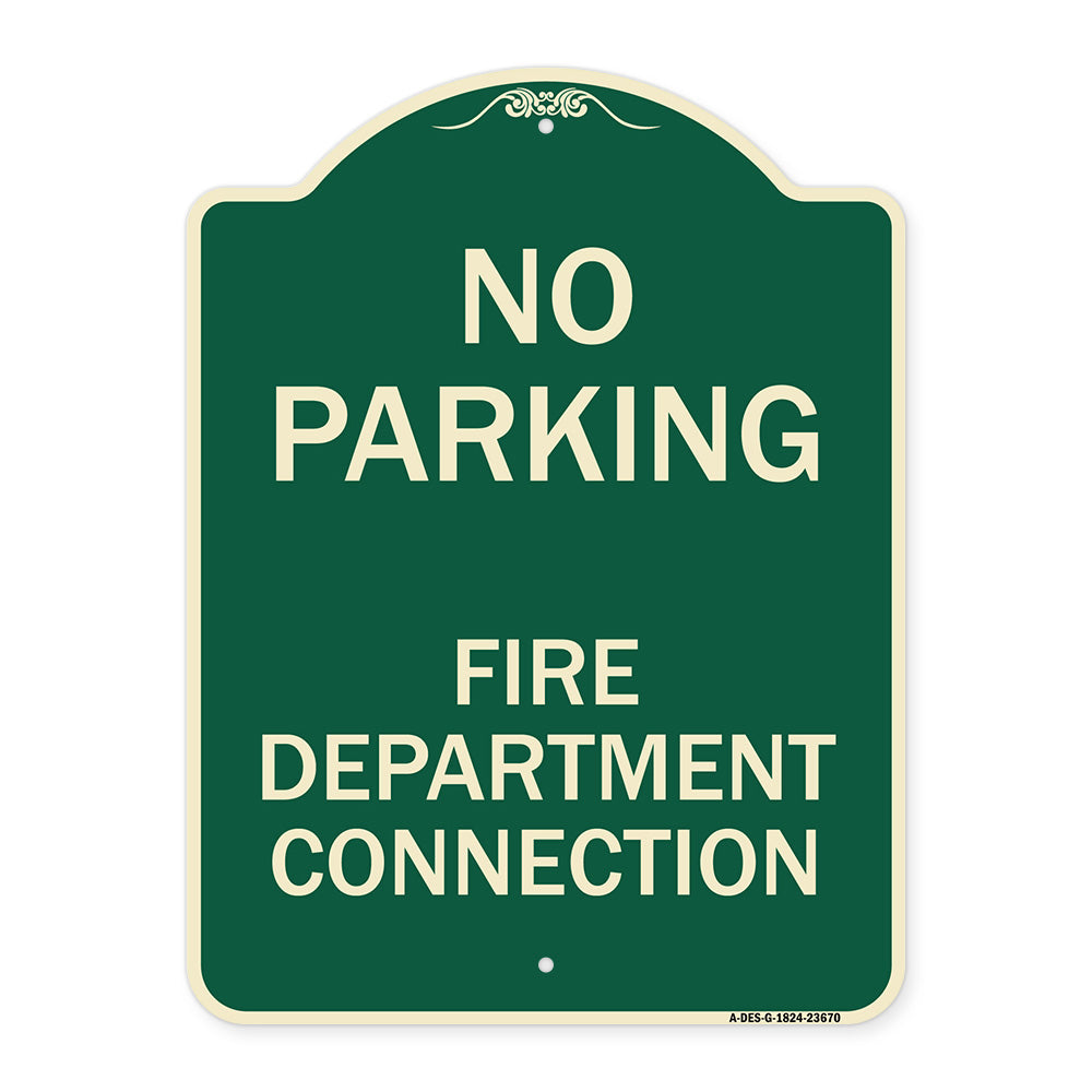 No Parking Sign No Parking - Fire Department Connection
