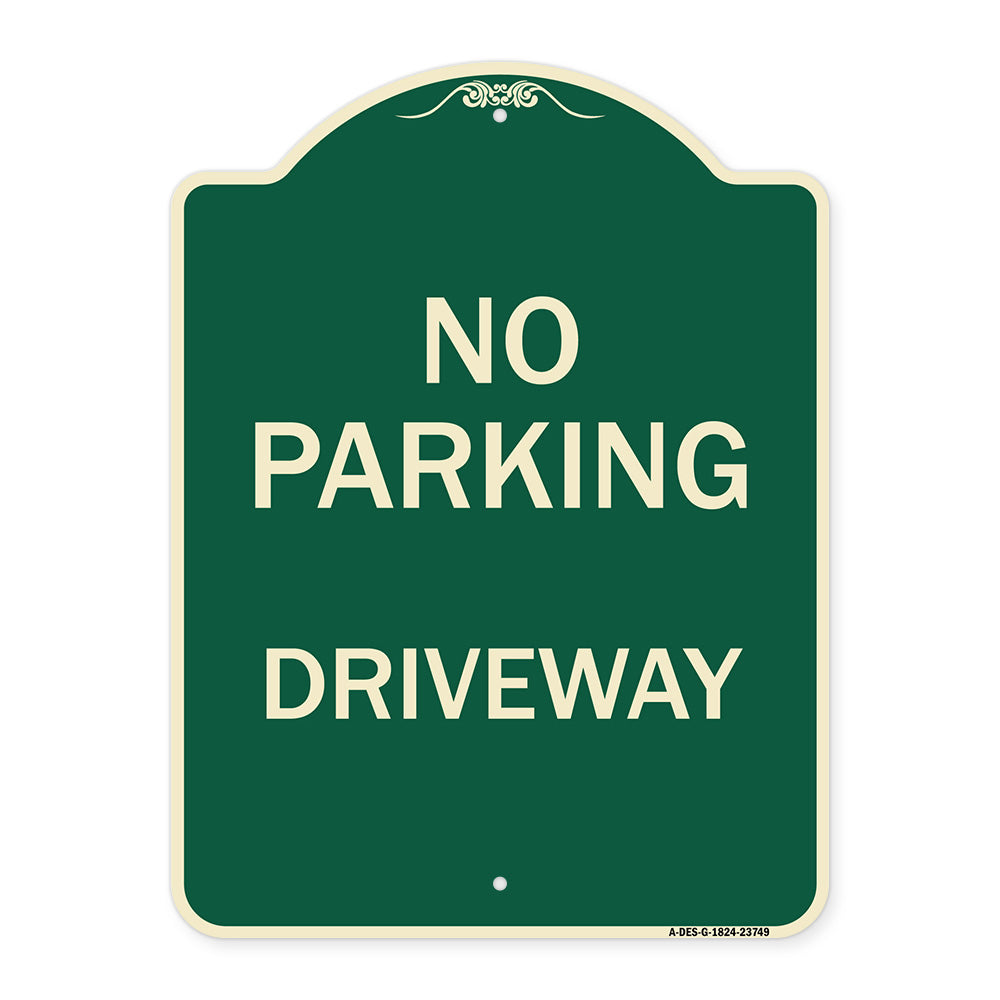 No Parking Driveway