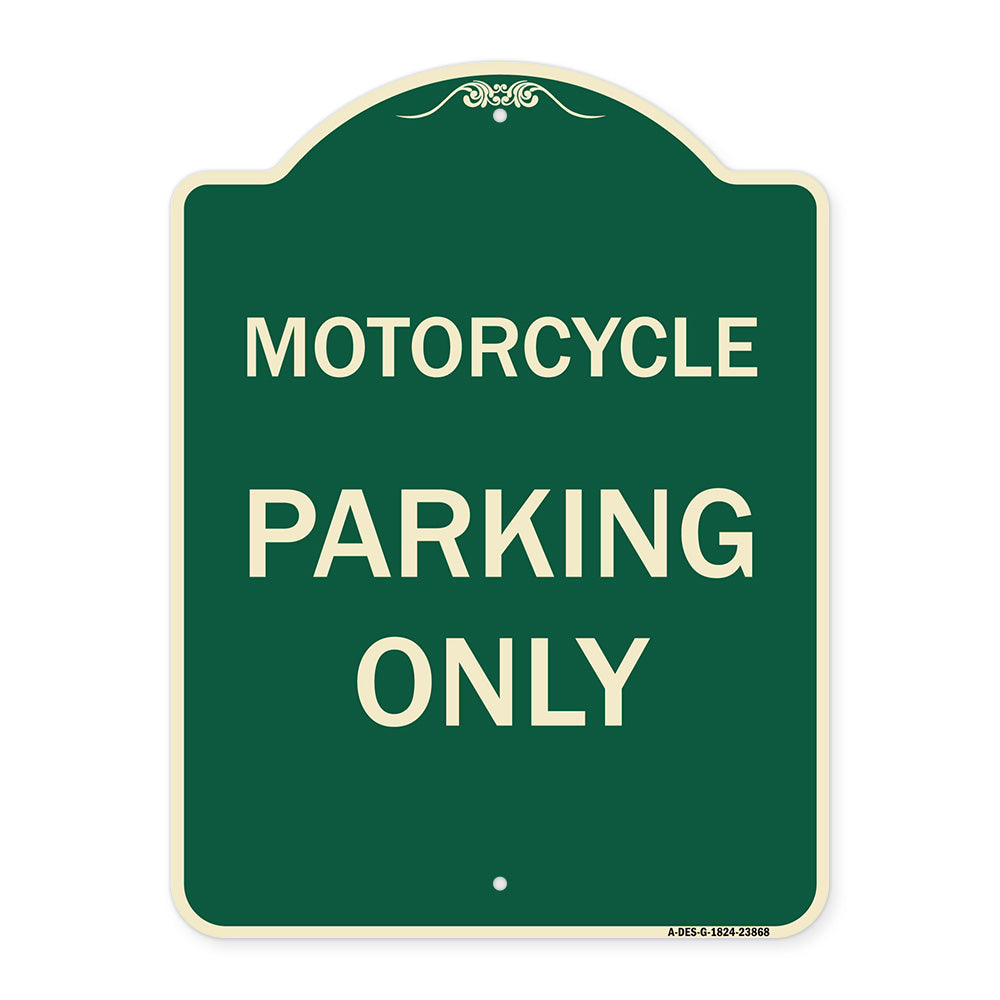 Motorcycle Parking Only