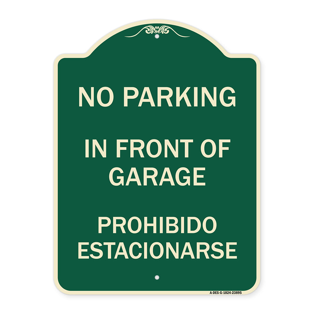 In Front of Garage Prohibido Estacionarse