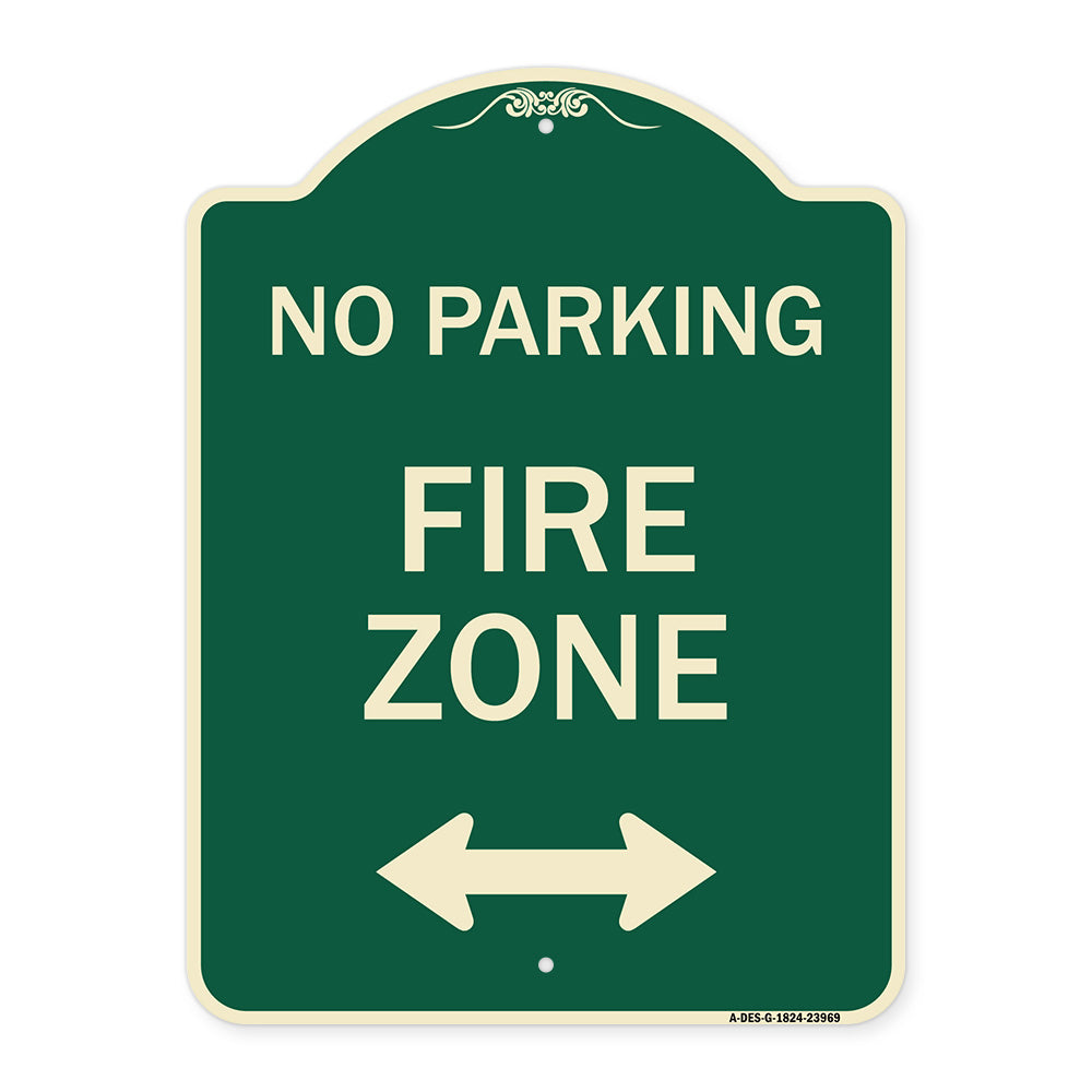 Fire Zone with Bidirectional Arrow