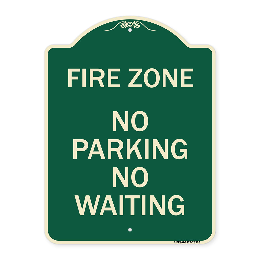 Fire Zone No Parking No Waiting