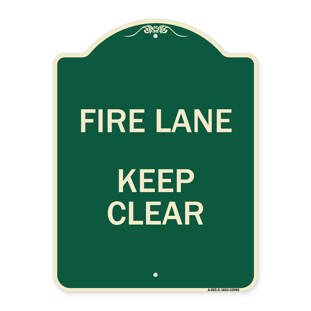 Fire Lane Keep Clear