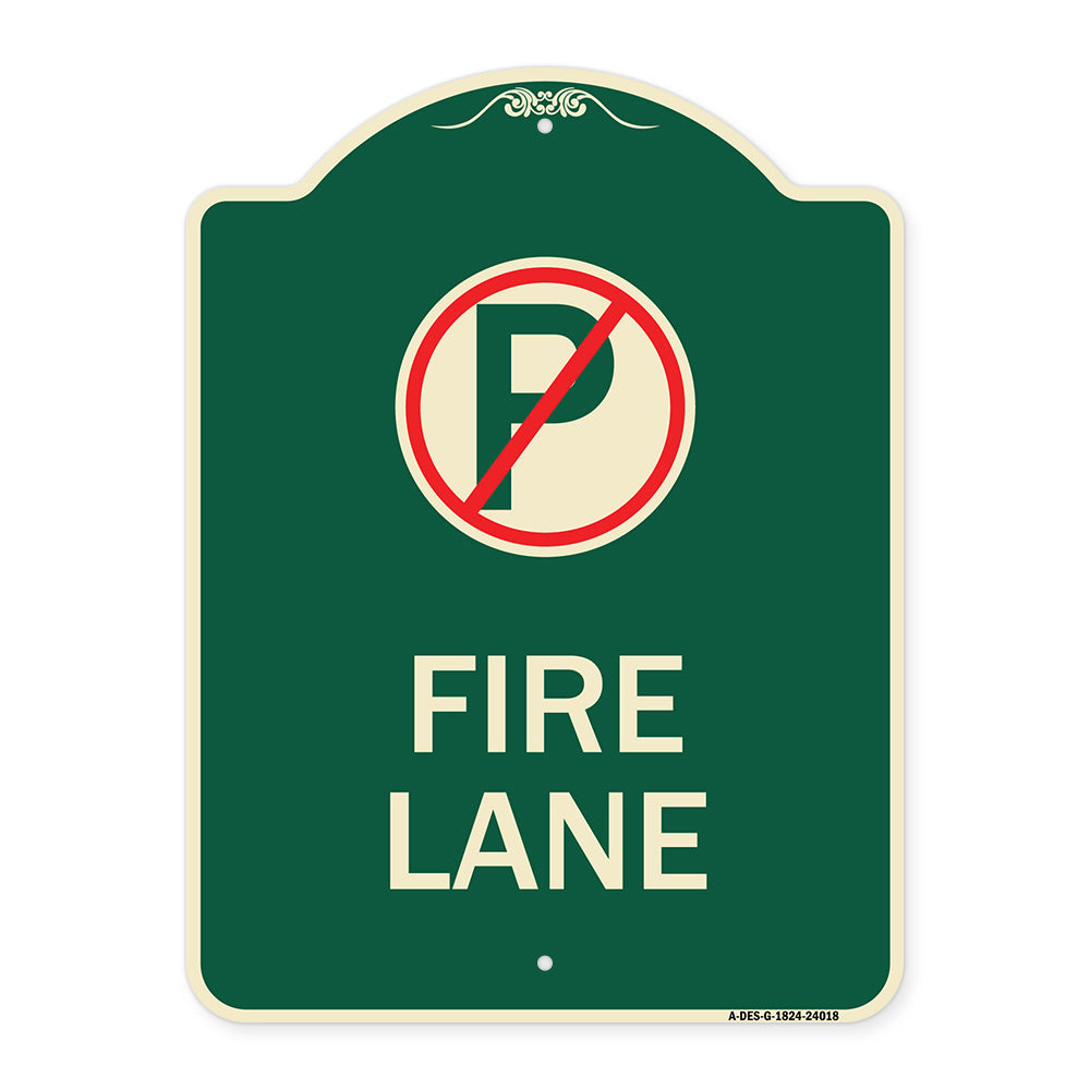 Fire Lane (No Parking Symbol)