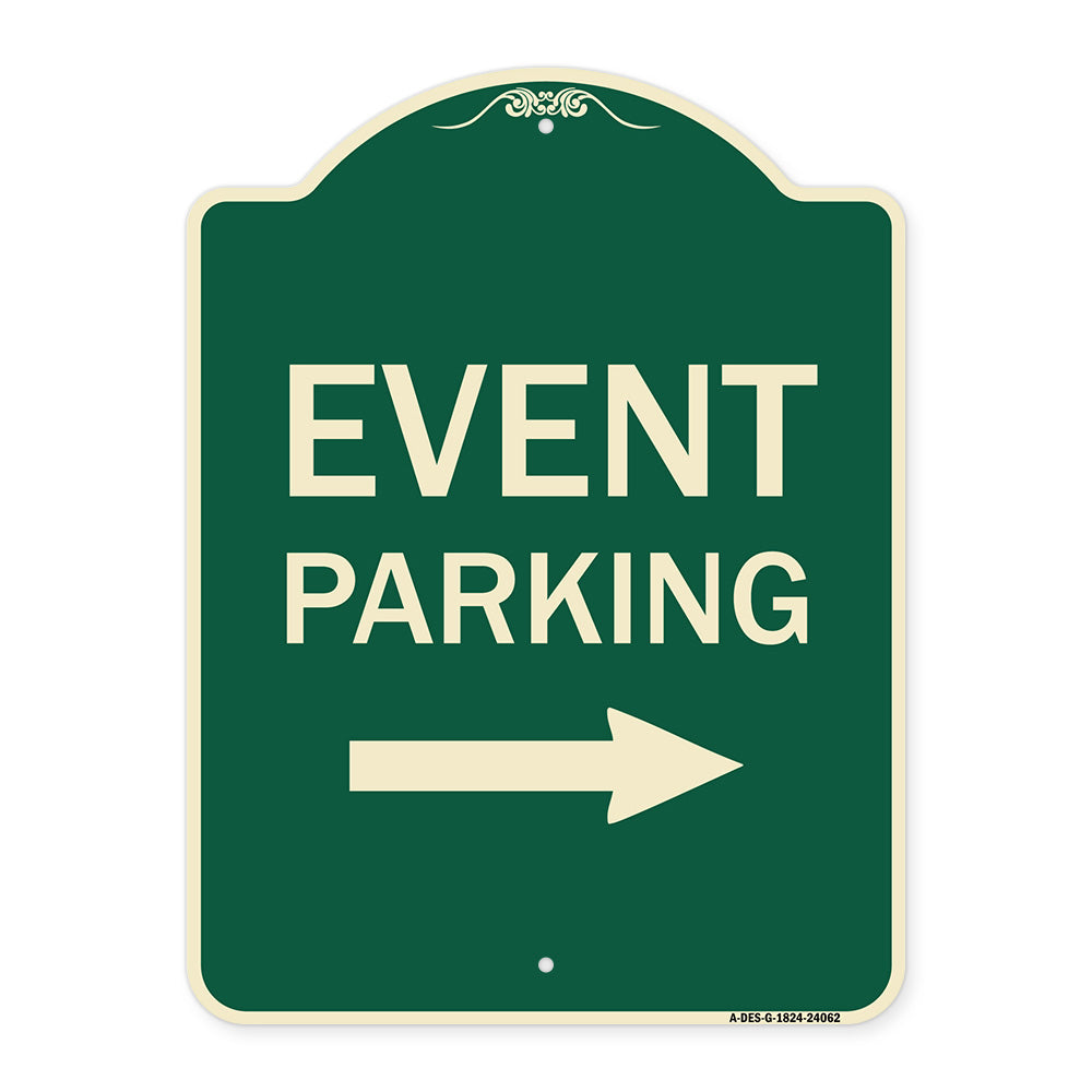 Event Parking with Left Right Arrow