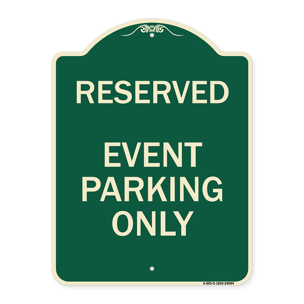 Event Parking Only