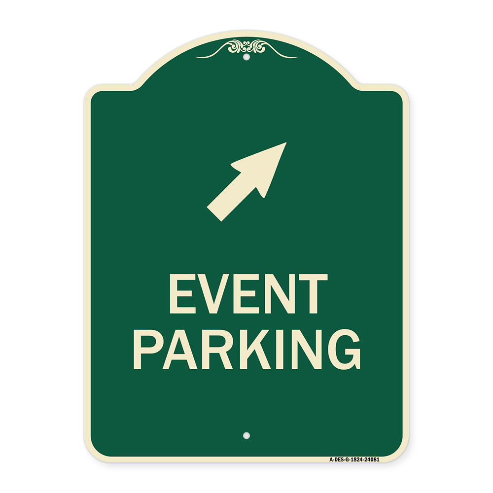 Event Parking (Up Right Arrow Symbol)