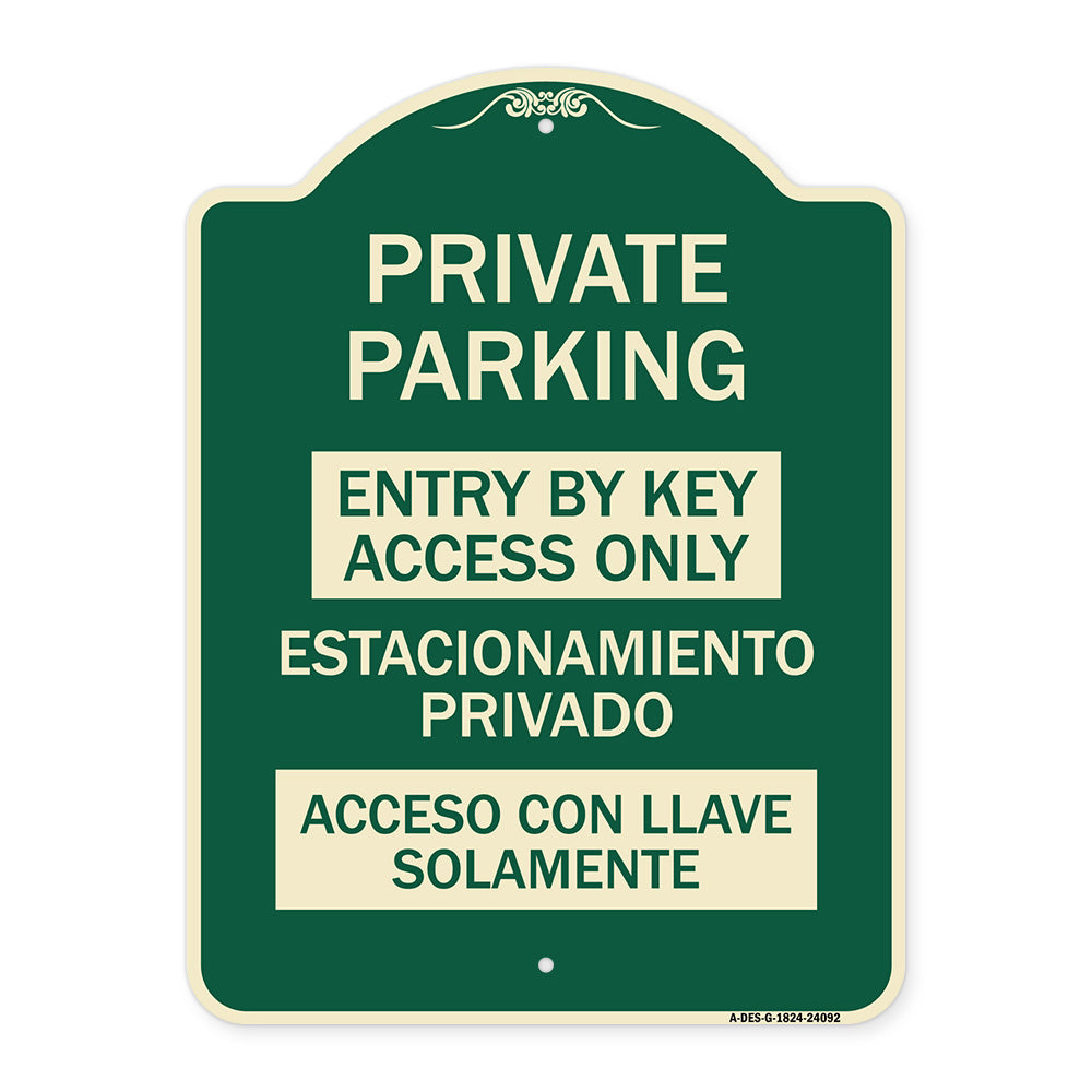 Entry by Key Access Only - Estacionamiento Privado Acceso Con Llave Solamente