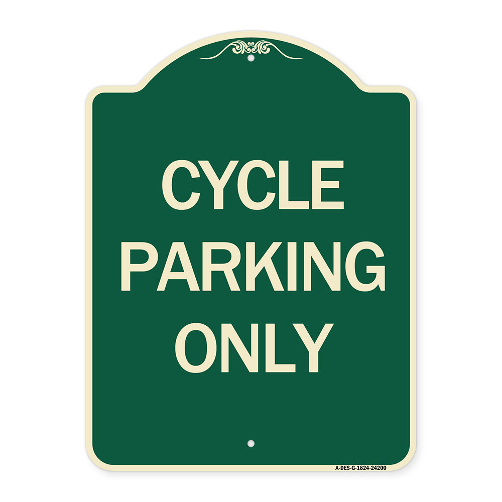 Cycle Parking Only