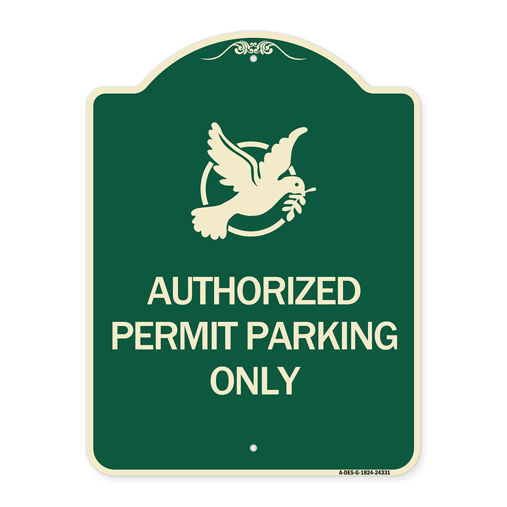 Authorized Church Parking Only (With Graphic)