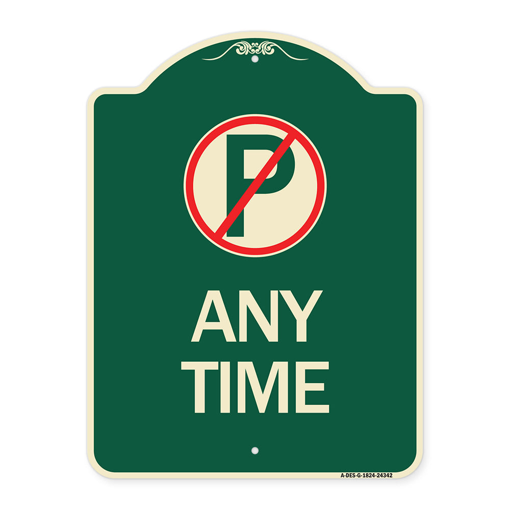 Anytime (No Parking Symbol)