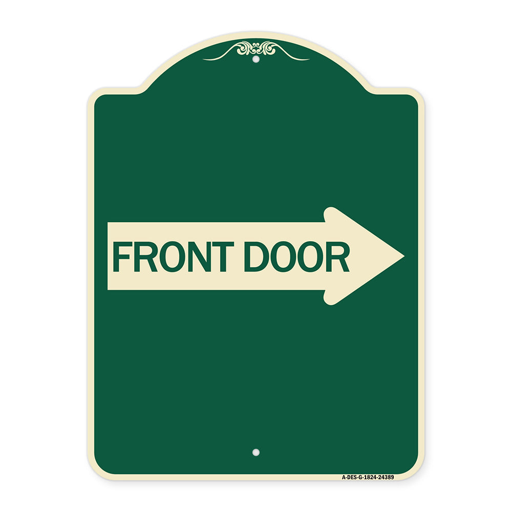 Front Door (With Right Arrow)