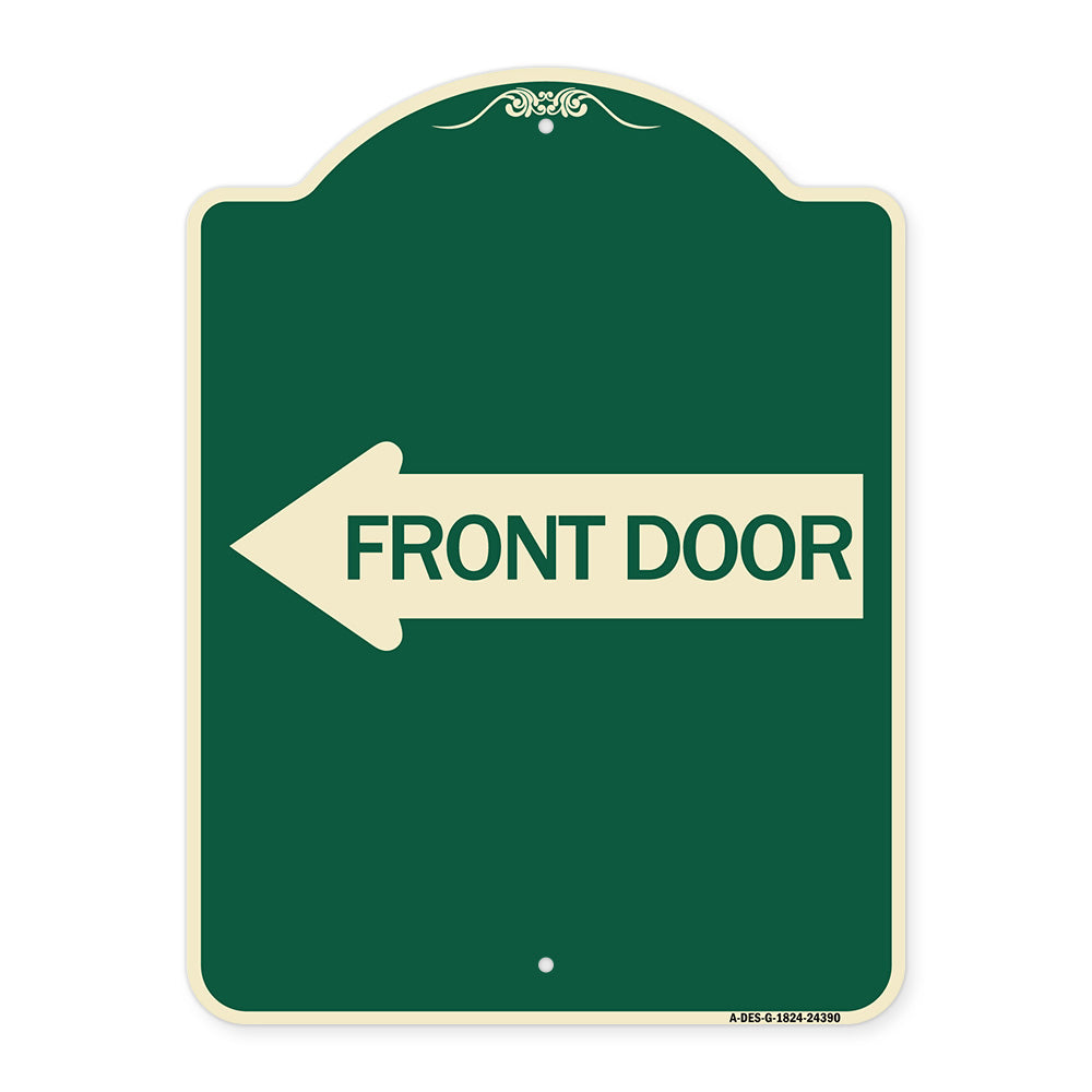 Front Door (With Left Arrow)