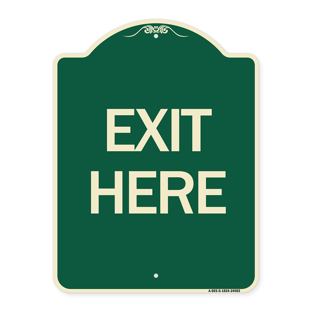 Exit Here