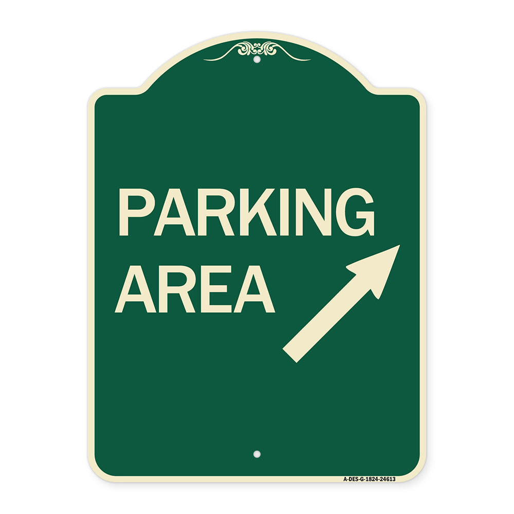 Parking Area (Up Right Arrow Symbol)