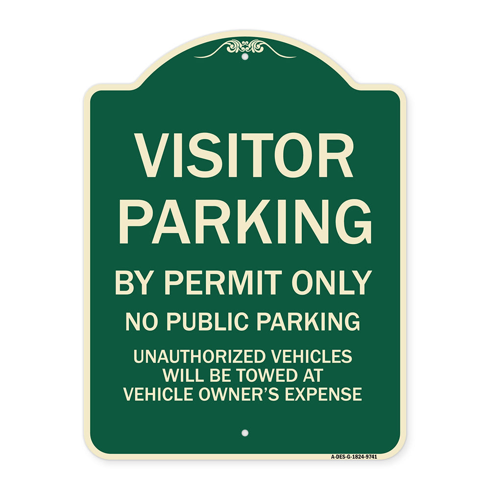 Visitor Parking By Permit Only, No Public Parking