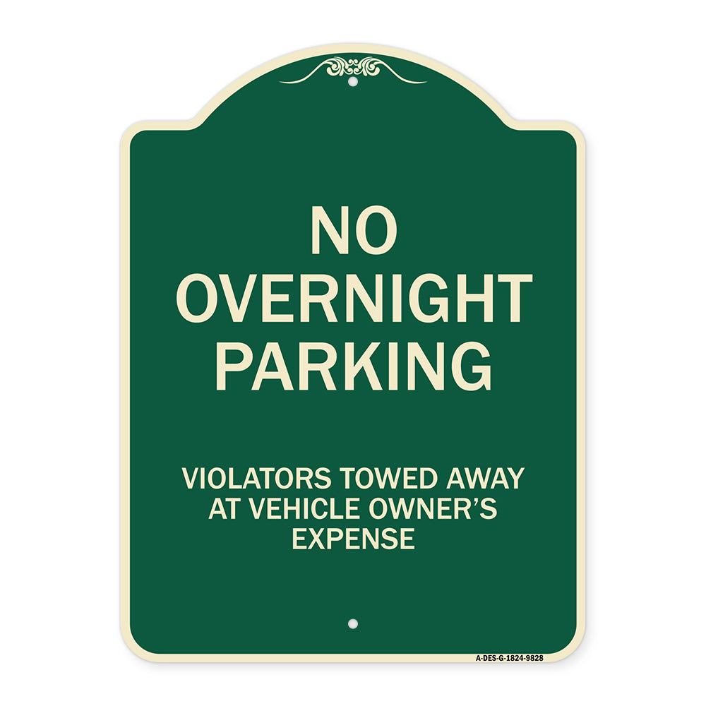 No Overnight Parking