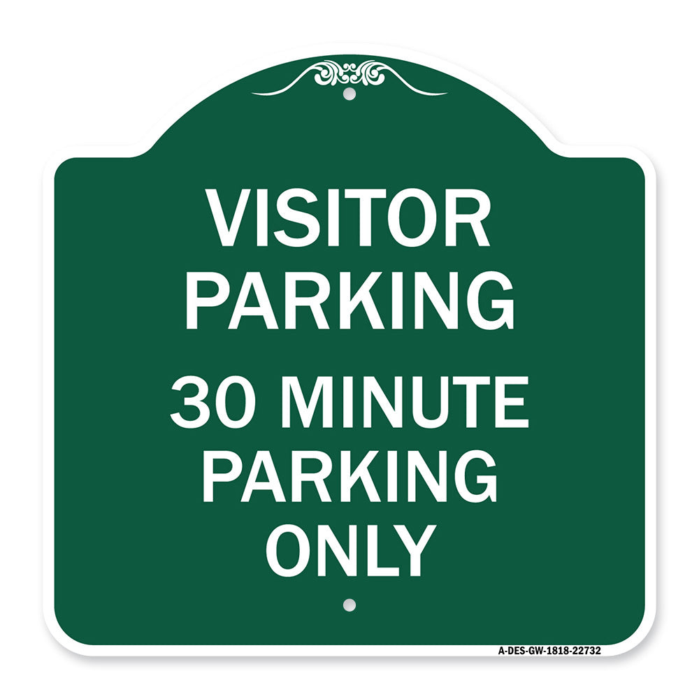 Visitor Parking 30 Minute Parking Only