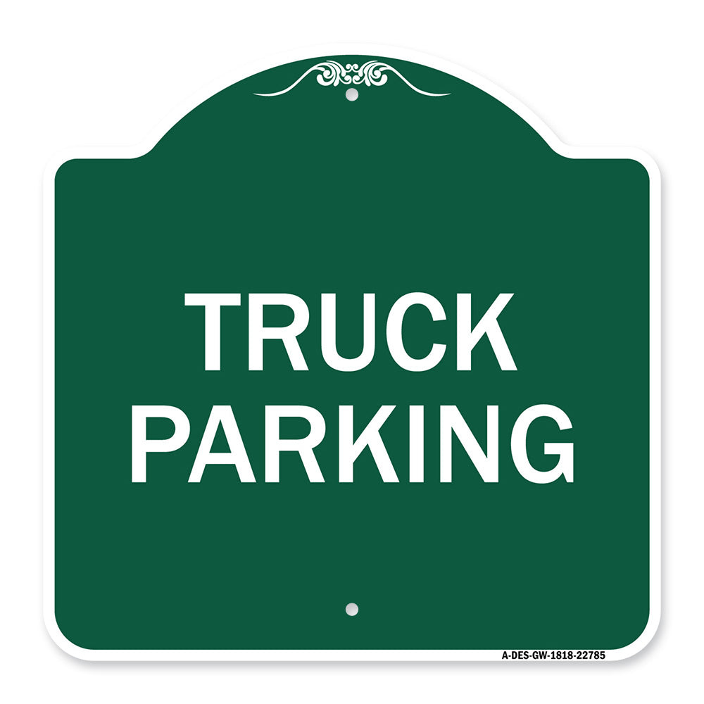 Truck Sign Truck Parking