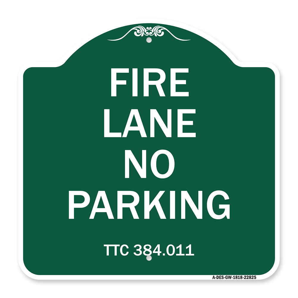 Texas Fire Lane No Parking